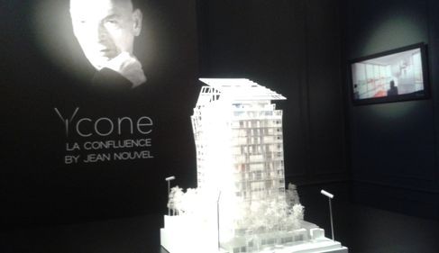 La maquette d'Ycone, de Jean Nouvel (SDH/LPI)
